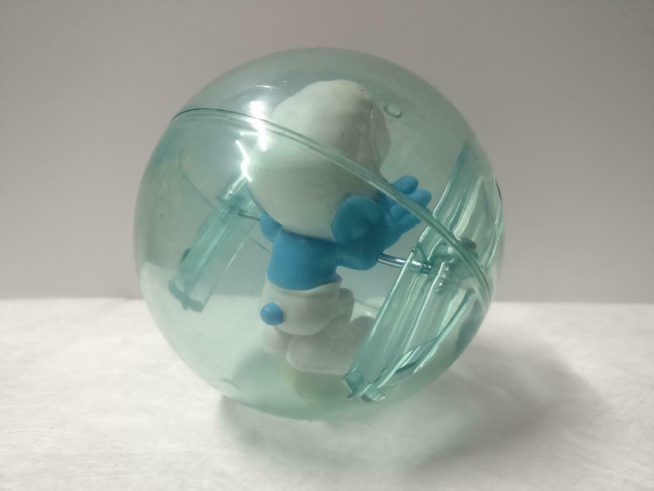 McDonalds Smurfs Bucket Spin Ball Cute Figure Toys x8 Lot F/S (FTY008) *G