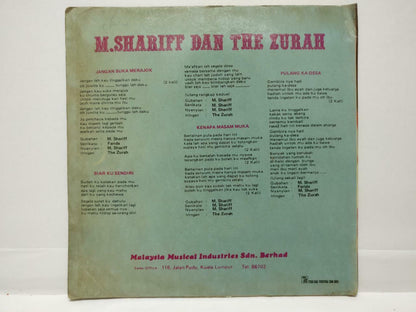 Malay M. Shariff & The Zurah Band Psych Garage Rare Malaysia 7" EP 45 RPM EP398