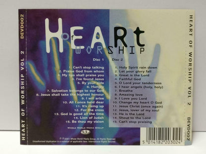 Heart Of Worship In Spirit & Truth 2001 Faith Jesus Christian Songs 2x CD CDS528
