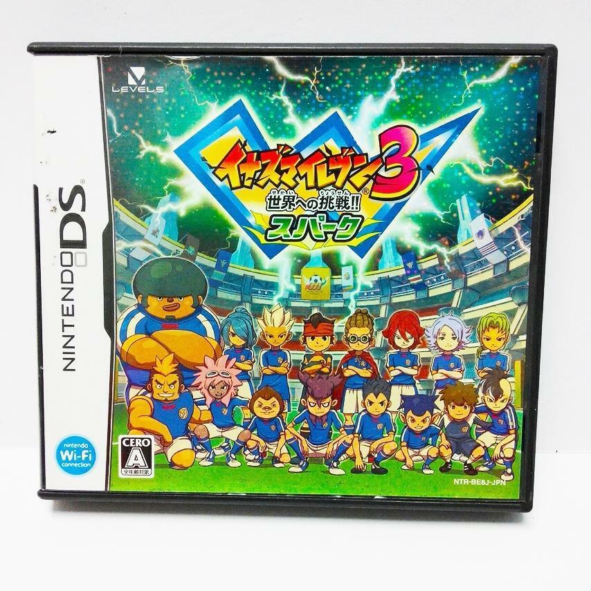 Japan Nintendo DS イナズマイレブン３　世界への挑戦！！スパーク 2010 Game Cartridge (A647)