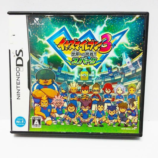 Japan Nintendo DS イナズマイレブン３　世界への挑戦！！スパーク 2010 Game Cartridge (A647)