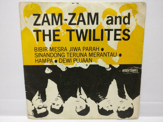 Malay Zam Zam & The Twilites Bibir Mesra Jiwa Parah Rare Singapore EP 7" (EP384)