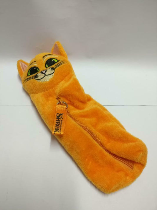Singapore Airlines SIA Shrek Puss in Boots Cat Pencil Case Pouch F/S (PTY090)