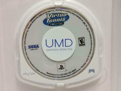 PSP SEGA Virtua Tennis World Tour With Booklet USA Game Disc (GA330)