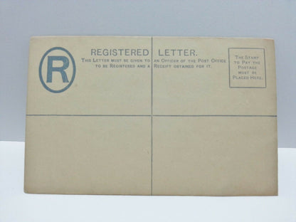 Vintage Singapore Straits Settlements Registered Letter Unused Cover (AC272)