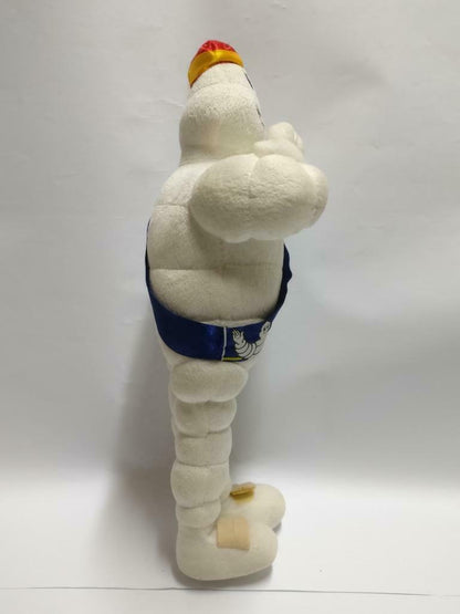 Rare Red Cap Michelin Man Tyre Mascot Singapore 13" Plush Soft Toy F/S (PTY013)