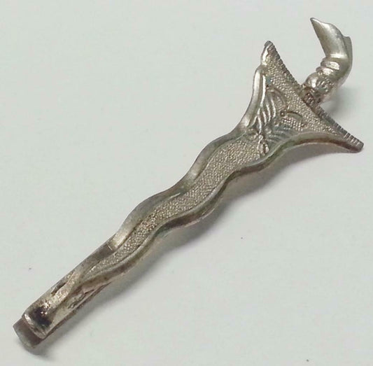 Rare Indonesia Vintage Design Knife Dagger Silver Tie Pin Souvenir F/S (B017)