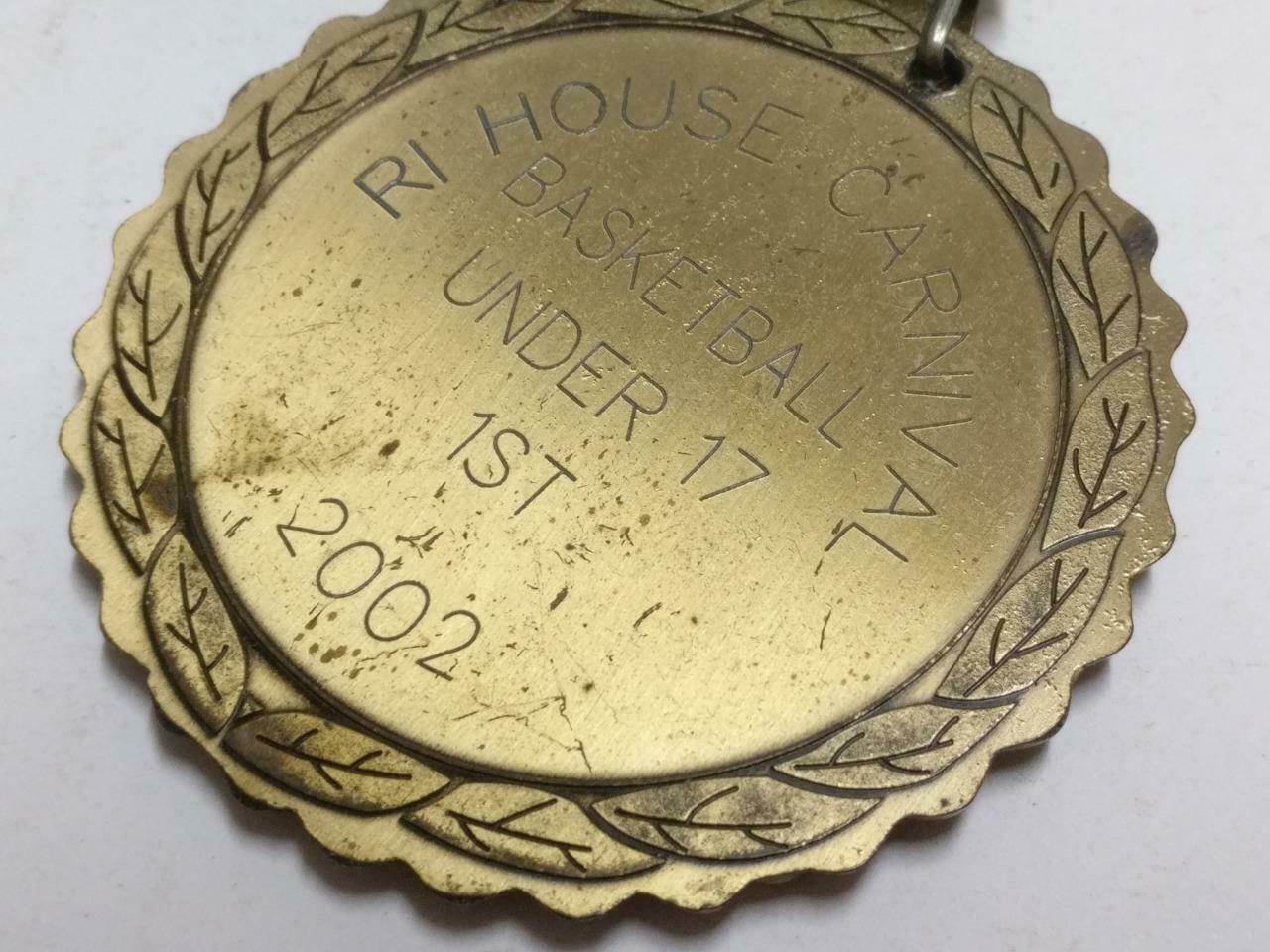 Singapore Raffles Institution RI House Carnival Basketball 2002 Medal (C092)