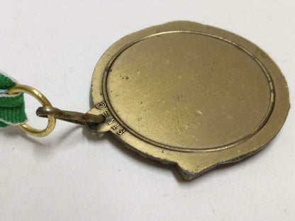 Singapore School Basketball Bronze Medal With Ribbon Strap (C087)