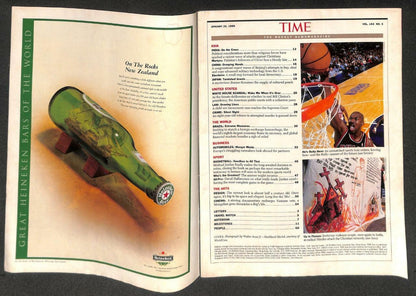 Sinagpore TIME Magazine Michael Jordan Bill Clinton Bill Gates January 1999 M016