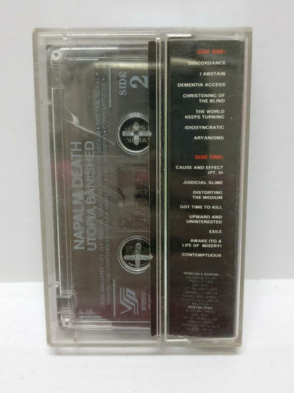 Napalm Death Metal Utopia Banished 1992 Rare Malaysia Cassette (CT241)