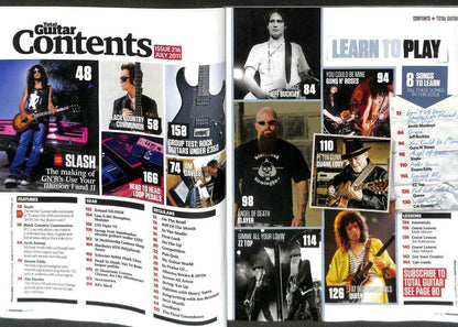 Total Guitar Magazine Slash Michael Arnott Jim Davies Gun N Roses ZZ Top M082