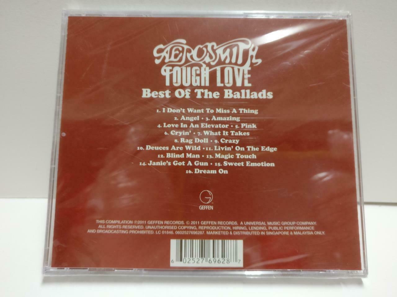 New Sealed Aerosmith Tough Love Ballads Angel 2011 Singapore English CD CD1162 D