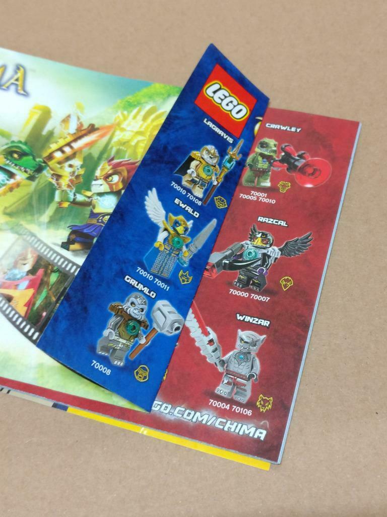 LEGO No. 70007 Chima Manual Instructions Catalog Booklet (LG037)