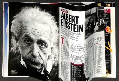 Singapore TIME Magazine Albert Einstein Robert Goddard 1999 Apple Computers M015