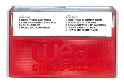 Rare Led Zeppelin Good Times Bad Times Singapore English Red Cassette CT942