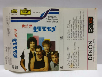 Best Of Queen Freddie Mercury Mega Rare Singapore English Cassette CT539