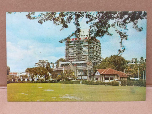 LUCKYPIGEON The Cathay Building Singapore Y.M.C.A Tennis Court Postcard (C1872)