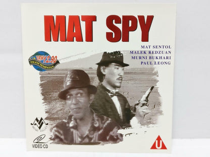 Malay Movie Mat Spy Mat Sentol Malek Redzuan Malaysia Melayu 2x VCD Video CD (CD744)