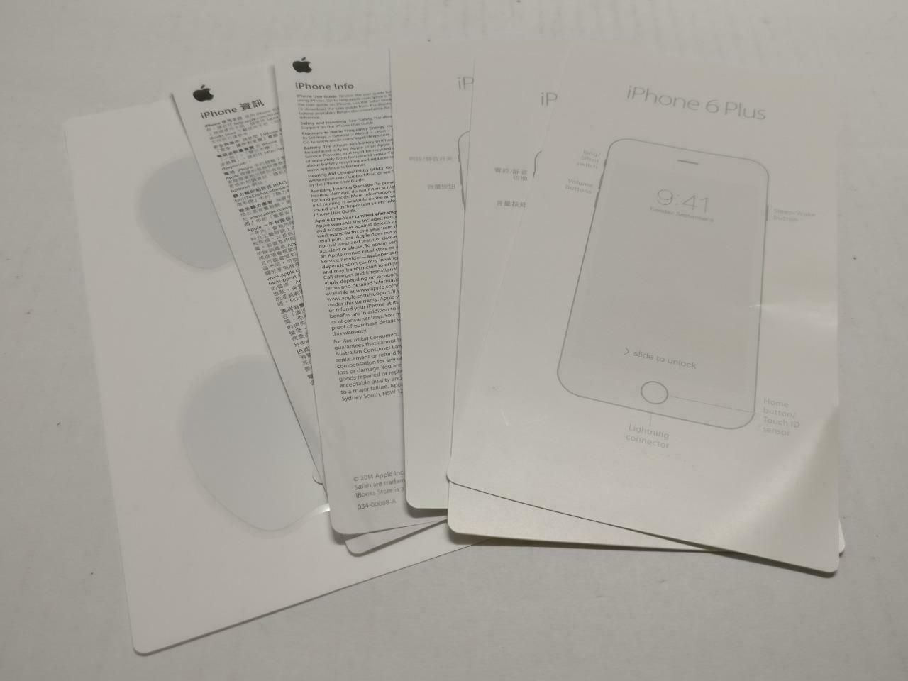 Apple iPhone 6 Plus 64GB With Info Papers & Sticker White Empty Box Only (BX044)