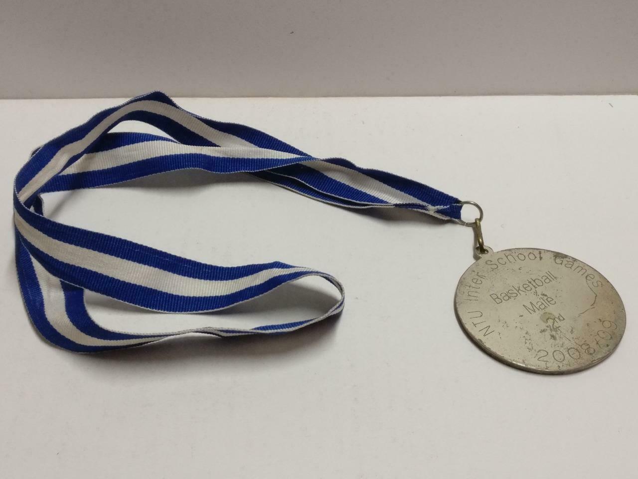 ISG Singapore NTU Inter School Games Basketball Make 2nd 2008/09 Medal (C088)