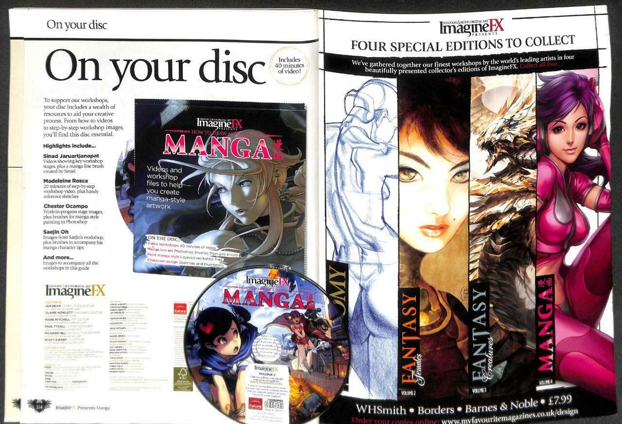 Imagine FX Manga English Magazine With CD Japanese Cartoon Art Anime Japan M084