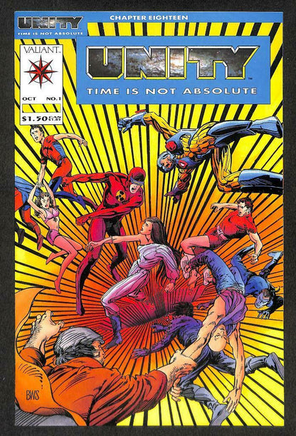 Valiant UNITY Time Is Not Absolute October Animation Cartoon Comic Book (A1751)