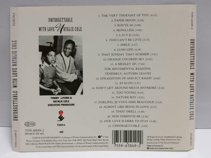 Natalie Cole Unforgettable 1991 Rare Germany English CD (CDS207)