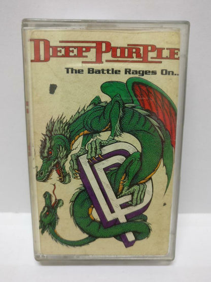 Mega Rare Deep Purple The Battle Rages On 1993 BMG Singapore Cassette  CT208