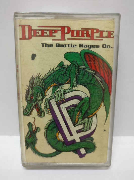 Mega Rare Deep Purple The Battle Rages On 1993 BMG Singapore Cassette  CT208
