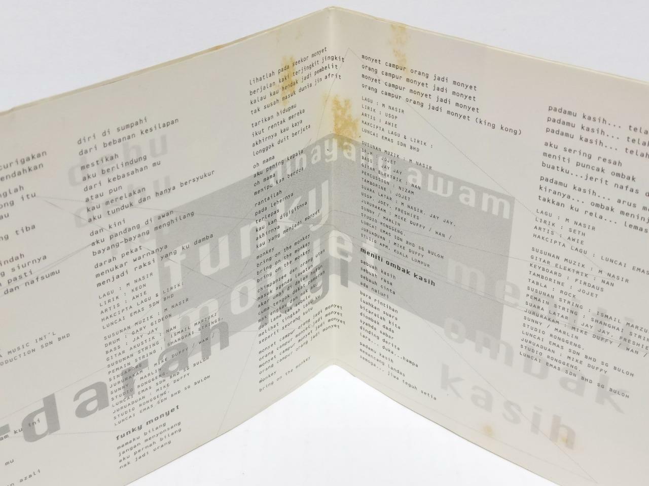 Malaysia Malay Awie 1994 Tragedi Oktober Malaysia Melayu CD (CD705)