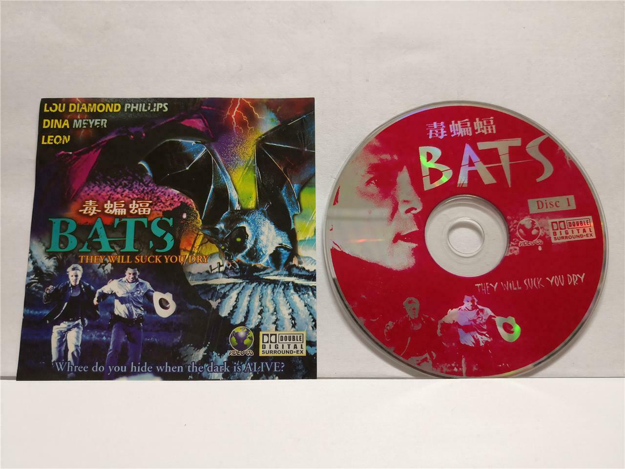 Horror Movie BATS Dina Meyer Lou Diamond 毒蝙蝠 Chinese Sub  Video CD 2x VCD CDS573