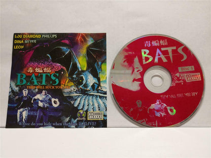 Horror Movie BATS Dina Meyer Lou Diamond 毒蝙蝠 Chinese Sub  Video CD 2x VCD CDS573