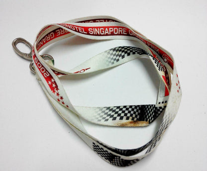 Singapore Grand Prix Lanyard F1 Formula One Car Racing 2009 Singtel F/S (F014)