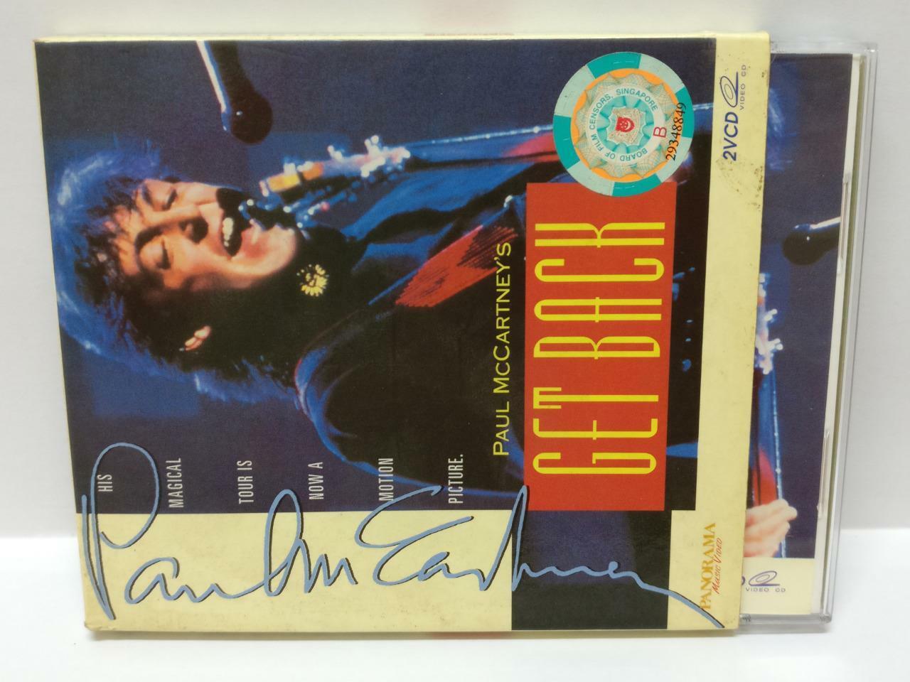 LK888 Paul McCartney Get Back 2001 Hong Kong 2x VCD Video CD (CD453)