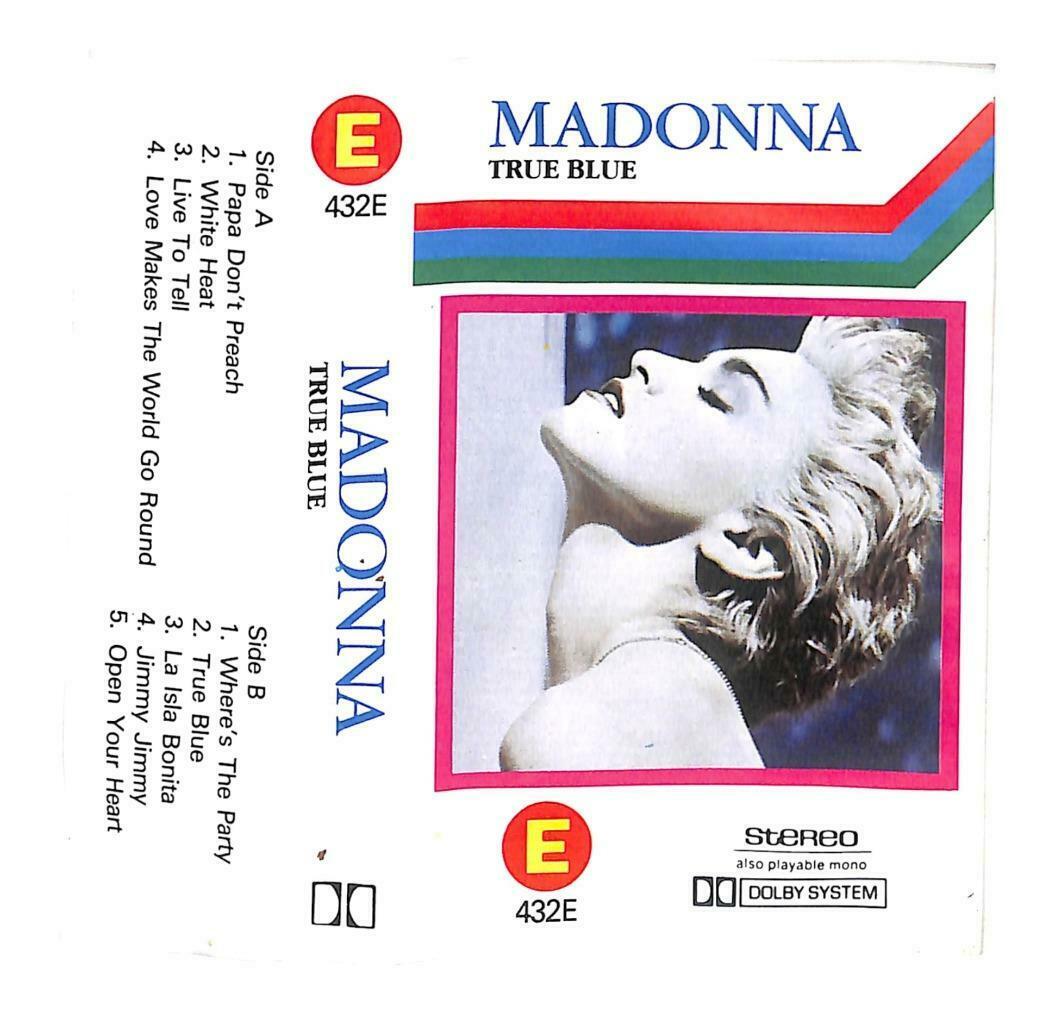 Rare Sexy Madonna True Blue Papa Don't Preach Singapore English Cassette CT888