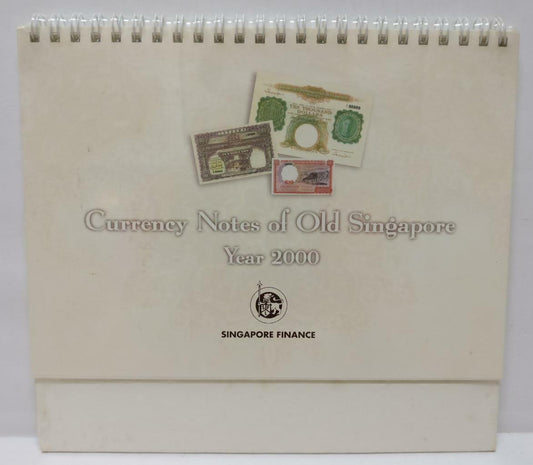 Sealed Finance Old Singapore Currency Banknote Notes Year 2000 Calendar (A2081)