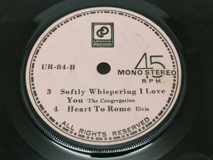 Bee Gees Elvis Presley Cilla Black Rare Cover Label Singapore 7" EP  EP077