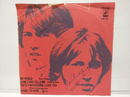 Bee Gees Elvis Presley Cilla Black Rare Cover Label Singapore 7" EP  EP077