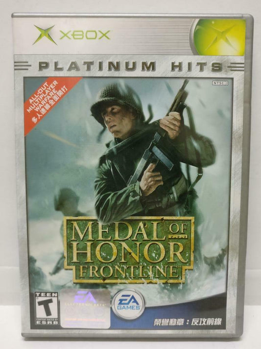 Microsoft 2002 Xbox Game Medal Of Honor Frontline With Booklet Singapore (GA188)