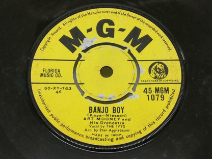 Art Mooney & His Orchestra Banjo Boy Rare MGM India 7" EP  (EP004)