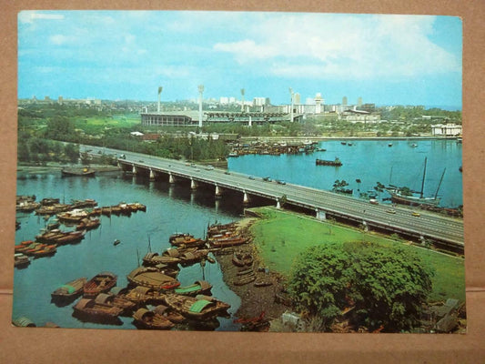 LUCKYPIGEON Singapore Merdeka Bridge National Stadium Postcard (C2023)