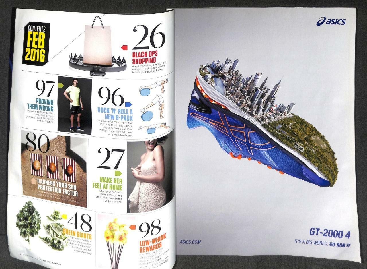 Singapore Men's Health Magazine Brazilian Waxing Macho Man Eddie Peng 彭于晏 M044