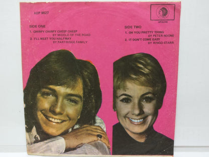 Partridge Family David Cassidy Ringo Starr Rare Singapore 7" EP English (EP083)