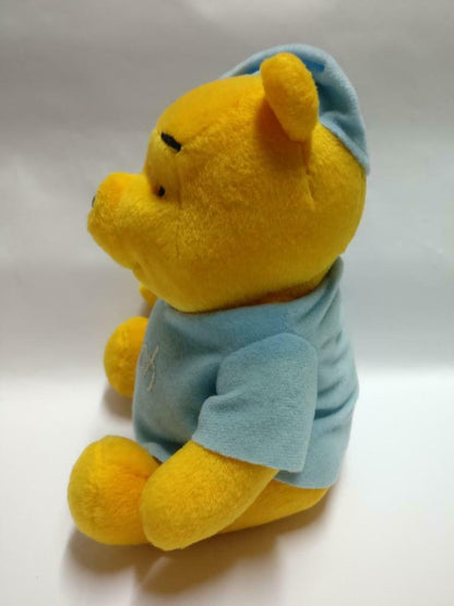 McDonald's Winnie The Pooh Sky Blue Pajamas 7" Plush Soft Toy F/S (PTY109)
