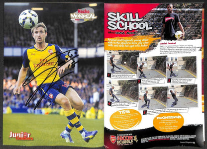 Arsenal Football Soccer Magazine Jack Wilshere Arsene Wenger Nacho Monreal M072