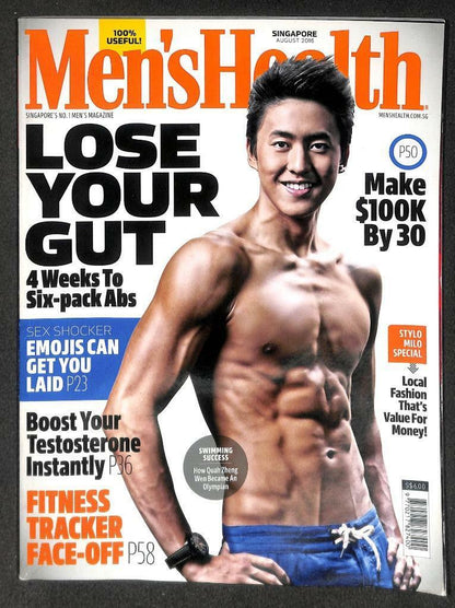 Singapore Men's Health Magazine Beefcake Macho Man Quah Zheng Hua Nat Ho M055