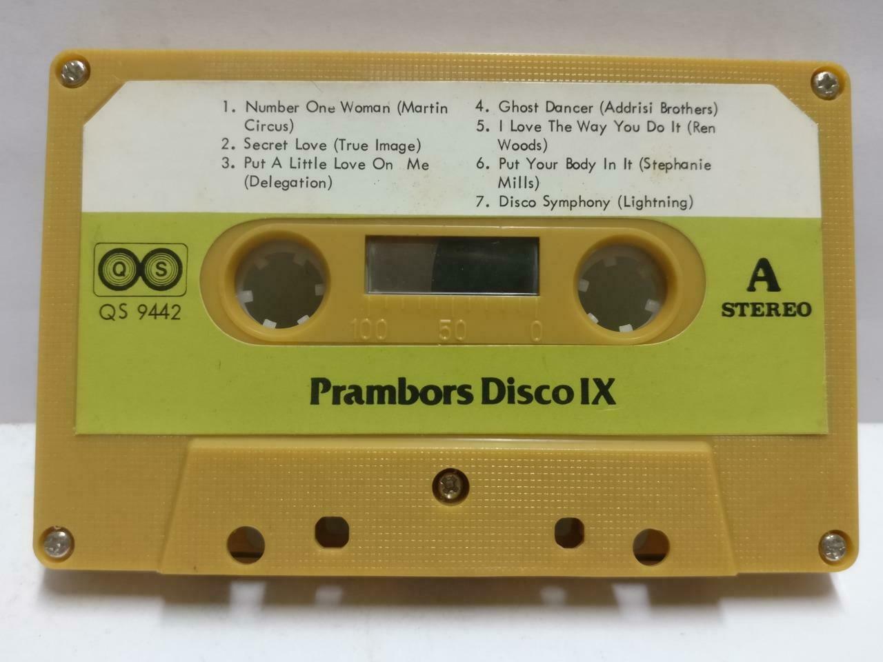 Prambors Disco IX Bald Italy Various Artists Rare Singapore Cassette CT554