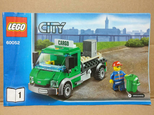 LEGO No. 60052 (1) City Cargo Manual Instructions Catalog Booklet (LG020)