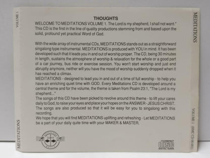 Meditations Vol.1 Jesus Loves Me, This I Know Worship Faith Christian CD CDS523